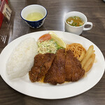 角屋食堂 - カツランチ@980