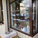 角屋食堂 - 側面の入口横