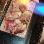 一心 west - 河内鴨　岩塩炙り800円