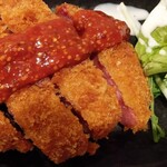 一心 west - ハムカツ380円