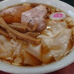 宝来軒 - ワンタン麺　800円