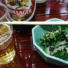 居酒屋 ヤマヤ - 瓶ビール（¥550） ＋  お通し（¥250） 