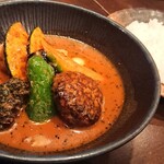 lavi - ハンバーグto野菜カレー ¥1240
            ＊辛さ20
            ＊ライス並(200g)