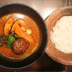 Lavi - ハンバーグto野菜カレー ¥1240
                      ＊辛さ20
                      ＊ライス並(200g)