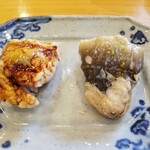 小判寿司 - あなご 2種