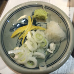 手打ち蕎麦 邑人 - 薬味