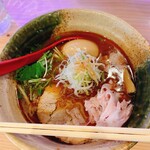 焼きあご塩らー麺 たかはし - 味玉焼きあご塩らーめん