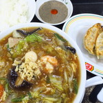 餃子の王将 - 五目あんかけラーメンフェアセットＢ