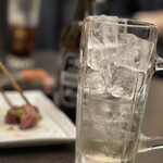 Yakitori Tokoro Shimamoto - ナカ 200円。