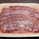 河の家 - 2020.12 黒毛和牛ホホ肉（100g 400円）200g