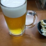 やきとり鳥かつ - 久々の来店に乾杯～。