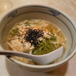 京豆腐創作 平林亭 隠れ庵 - 抹茶そうめん生湯葉のせ