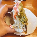 海の幸食処　えちぜん - 茹で 甲羅部分