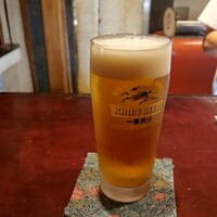 りょうりや 御旅屋 - 生ビール は麒麟一番搾りプレミアム