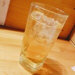 Ajikoubou Yuzu - 晩酌セット：ノンアルのレモンジンジャー（２杯目はベリーフィズ飲みましたが、写真撮り忘れ）
