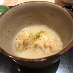 にい留 - 岩手 宮古 鱈白子 白味噌柚七味餡掛け
      →宮古の雲子はサッと天風良にした後に白味噌柚子七味餡を掛けて…白味噌と相まってじわっとくる旨味の雲子(^^)素敵です。