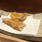 にい留 - 穴子
      →身はふわっと！皮はパリッと！ゼラチン質はねっとりと…そして甘みが溢れ出す！この穴子を食べずには帰れませんね(^O^)／