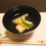 峰山 - 穴子とカブのお椀