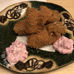 旬菜 おぐら家 - 牡蠣のサクサク揚げ