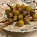 旬菜 おぐら家 - 銀杏とくわい揚げ