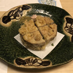 旬菜 おぐら家 - 牡蠣蓮根挟み揚げ