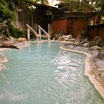 白船荘 新宅旅館 - 名湯白骨温泉、白く濁った湯が特徴