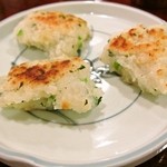 白船荘 新宅旅館 - 到着時にロビーで出される硫黄で炊いたご飯