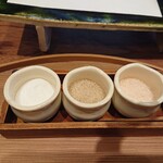 旬彩天 つちや - 塩は３酒類