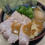 裏武蔵家 - 裏味噌にロースチャーシューをTP