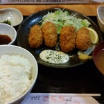 産直鮮魚・和菜食　さくらstyle - 大粒カキフライ定食