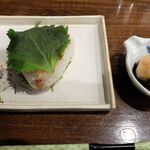 割烹 だいだい - 焼きおにぎりと香の物
