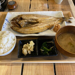 うまい魚が食べたくて - 縞ホッケ干物定食¥1.000