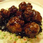 赤坂 四川飯店 - 黒酢のスブタ