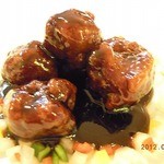 赤坂 四川飯店 - 黒酢のスブタ