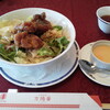 中国料理 万陽華 - 鶏の唐揚げ 黒胡椒風味丼７７０円（税込）