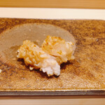 鮨の間 - 穴子の炙り