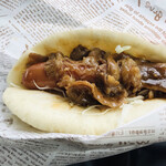佐賀百年麹 - 金立ドッグ(牛カルビ&ソーセージ)＝５８０円