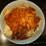 ラーメン マシンガン - カレーそば チェダーチーズ 味玉 TP