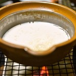 白船荘 新宅旅館 - 朝食　豆腐のできあがり