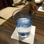 割烹 清風 - 和らぎ水（奥さんがお気に入りのグラス）