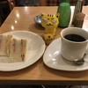 Cafe RENGA - モーニングBセット(サンドイッチ)  450円(税込)