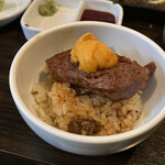 ブリ飯にうにも！