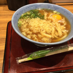 若菜そば - 月見うどん350円