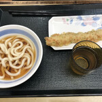 Dondon An - うどん（小） ちくわの磯部あげ