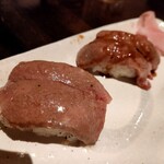 ひとし - 石垣牛寿司（タレ・塩）×２　1,120円