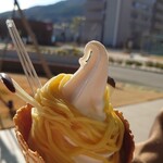 かもめテラス 三陸菓匠さいとう - 外で食べるのも気持ち良い