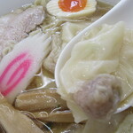 田村屋 - チュルンと雲吞･･･。