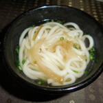 瀬里奈 - 〆のうどんです。