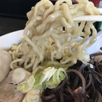 自家製太麺 渡辺 - 縮れゴワ太麺