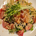 Shinshu salmon and tomato salad